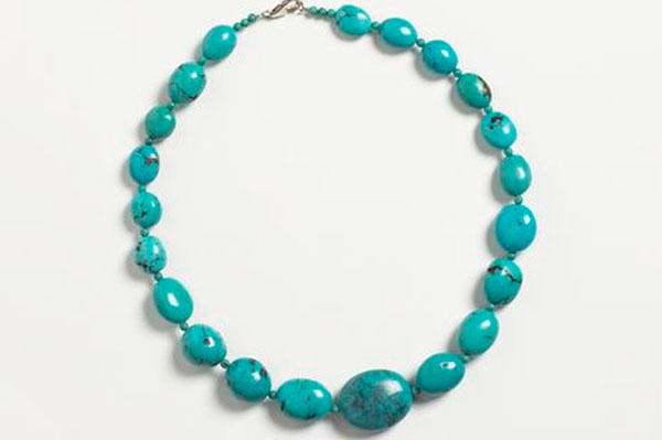 Blue necklace