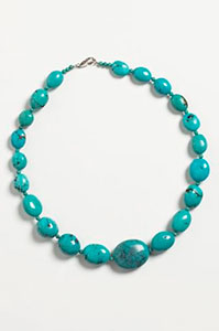 Blue necklace